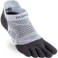 Injinji run mini crew injinji Run Lightweight Mini-Crew Socks - Grey