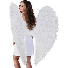 Women Accessories Fancy Dress Boland Angel Wings White