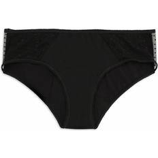 Platanomelón Kivitas Classic Plumeti Period Panties - Black