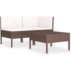 vidaXL 310185 Loungesæt, 1 borde inkl. 2 sofaer