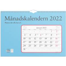 Almanacka 2022 Burde 2022 Månadskalendern