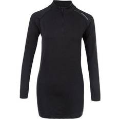 Dame - Fitness Gensere Endurance Halen Seamless Midlayer Women - Dark Grey Melange