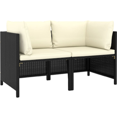 Synthetic Rattan Modular Sofa vidaXL 313512 Corner 2-pack Modular Sofa