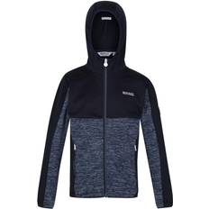 Reflektoren Fleece-Bekleidung Regatta Kid's Dissolver IV Full Zip Hooded Fleece - Dark Denim Navy