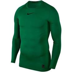 Nike pro compression Nike Pro Compression Longsleeve T-shirt Men - Pine Green/Black