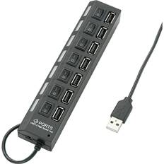 Renkforce USB-hubs Renkforce 7-Port USB 2.0 External (1615863)