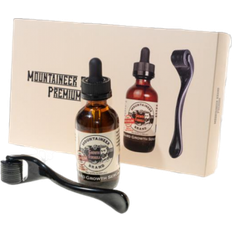 Beard roller Mountaineer Brand Beard Growth Serum & Titanium Beard Growth Roller