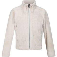 White Fleece Jackets Children's Clothing Regatta Kid's Kazumi II Full Zip Fleece - Vanilla Linear