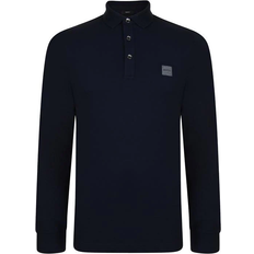 HUGO BOSS Polo Shirts HUGO BOSS Passerby Long Sleeve Polo Shirt - Navy