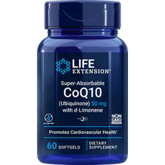 Life Extension Super-Absorbable CoQ10 with D-Limonene 50mg 60 Stk.