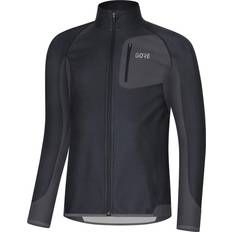 R3 Partial WindStopper T-shirt Men - Black/Terra Grey