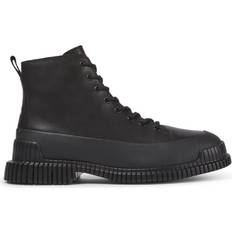 Men - Zipper Lace Boots Camper Pix - Black