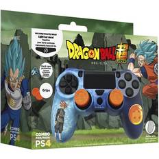 PS4 Dragon Ball Super Combo Pack (Grips & Decal) - Blue