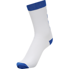 Dame - Fodbold - Hvid Strømper Hummel Element Performance with Antibacterial Fabric Socks 2-pack Unisex - White/True Blue