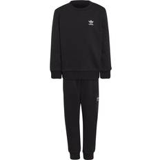 XXS Tracksuits Children's Clothing adidas Kid's Adicolor Crew Set - Black (HC9512)