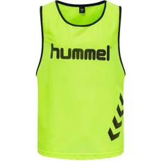 Men - Yellow Tank Tops Hummel A Lightweight & Breathable Fit Classic Training Bib Men - Neon Yellow