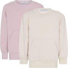 Minymo Sudadera - Beige/Rosa