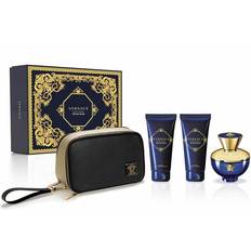 Versace dylan blue gift set Versace Dylan Blue Gift Set EdP 100ml + Shower Gel 100ml + Body Lotion 100ml + Pouch