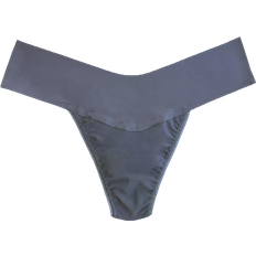 Gray - Thongs Panties Hanky Panky Breathe Natural Rise Thong - Granite