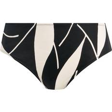 Fantasie Bikini Bottoms Fantasie Ile De Re Mid Rise Bikini Brief - Black Cream