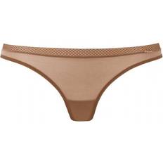 Polyamide Knickers Gossard Glossies Thong - Bronze