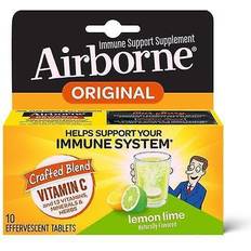 Airborne Immune Support Supplement Original Lemon-Lime 10 pcs