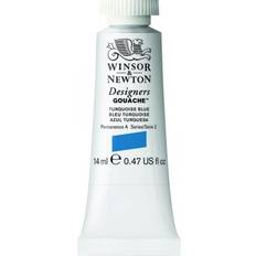 Turkise Akvarellmaling Winsor & Newton Designers Gouache Turquoise Blue 14ml