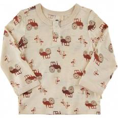 Jungen Blusen & Tuniken CeLaVi Blouse - Tortoise Shell w. Tractors (330369-2041)