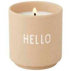 Design Letters Kerzenhalter, Kerzen & Duft Design Letters Hello Beige Duftkerzen