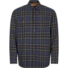 Nudie Jeans Overhemden Nudie Jeans Filip Flannel Checked Shirt - Navy