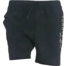 Tommy Hilfiger Bademode Tommy Hilfiger Logo Regular Fit Mid Length Swim Shorts - Desert Sky (UB0UB00378)