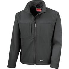 Result Chaqueta Clásica Softshell Para Hombre - Negro/Gris/Azul