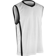 Spiro Basketball Quick Dry Top Men - White/Black