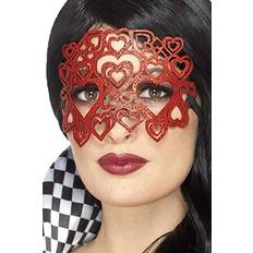 Halloween Eye Masks Smiffys Soft Felt Glitter Eyemask