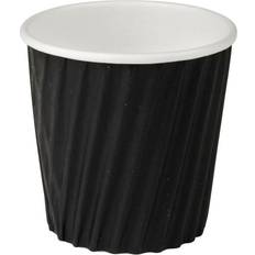 Abena Paper Cups Ripple Wrap Black 40-pack