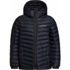 Peak Performance Junior Frost Down Hood Jacket - Black