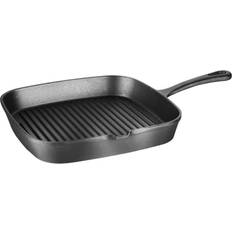 Plaque de cuisson en fonte Poêles à griller Vogue Square Cast Iron Ribbed