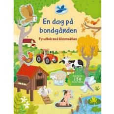 Barn & Ungdom Böcker En dag på bondgården: pysselbok med klistermärken (Häftad, 2021)
