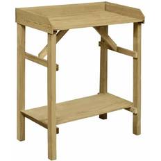 Banchi da Lavoro per la Semina vidaXL Tavolo Da Lavoro Da Giardino In Legno Impregnato 75x40x90cm