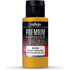 Vallejo Premium Airbrush Color Golden Yellow Fluo 60ml