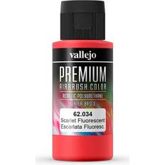 Vallejo Premium Airbrush Color Scarlet Fluorescent 60ml