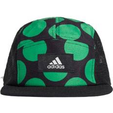 adidas Five-Panel Power Cap - Black/Vivid Green/White