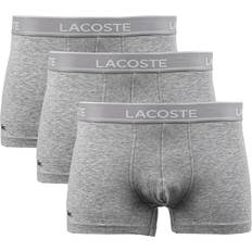 Lacoste Intimo maschile Lacoste Casual Trunks 3-pack - Grey Chine