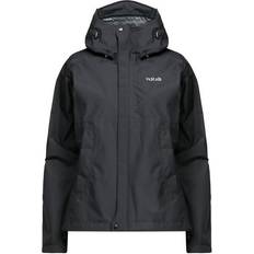Women's Downpour Eco Waterproof Jacket - Black