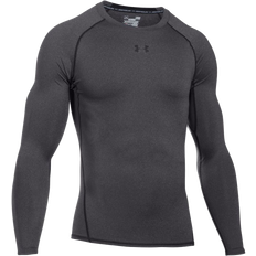 Under Armour HeatGearArmour Long Sleeve Compression Shirt Men - Carbon Heather/Black