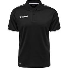 Fitness Poloshirts Hummel Authentic Functional Jersey Polo Shirt Men - Black/White