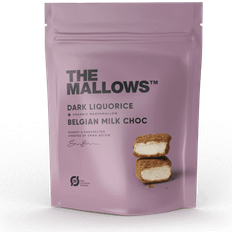 Slik på tilbud The Mallows Organic Marshmallows with Dark Liquorice 90g