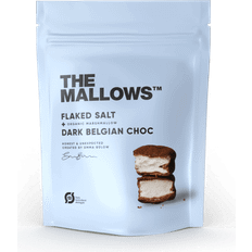 Slik på tilbud The Mallows Flaked Salt Marshmallows with Dark Chocolate & Salt 90g