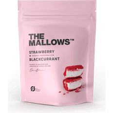 Laktosefrei Süßigkeiten The Mallows Organic Marshmallows with Strawberry + Blackcurrant 80g