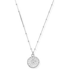 ChloBo Moon Flower Necklace - Silver